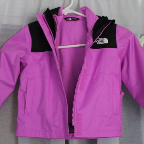 The North Face DryVent Infant Baby Girl Lined Windbreaker Jacket Fleece Size 2T - Picture 5 of 15